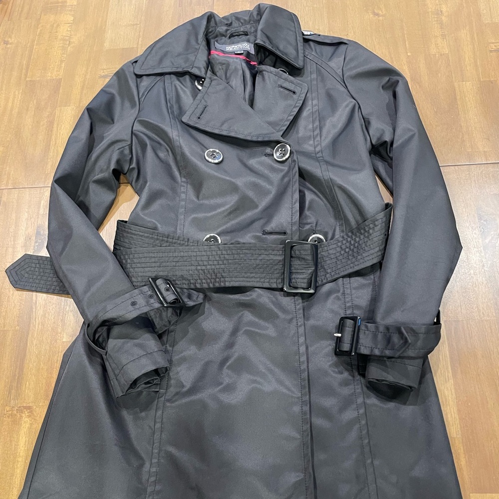 Women's Black Trench Coat